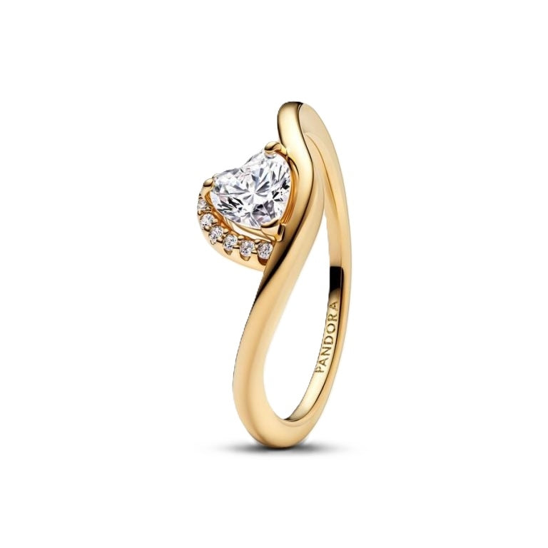 Wavy Heart Ring