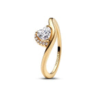 Wavy Heart Ring