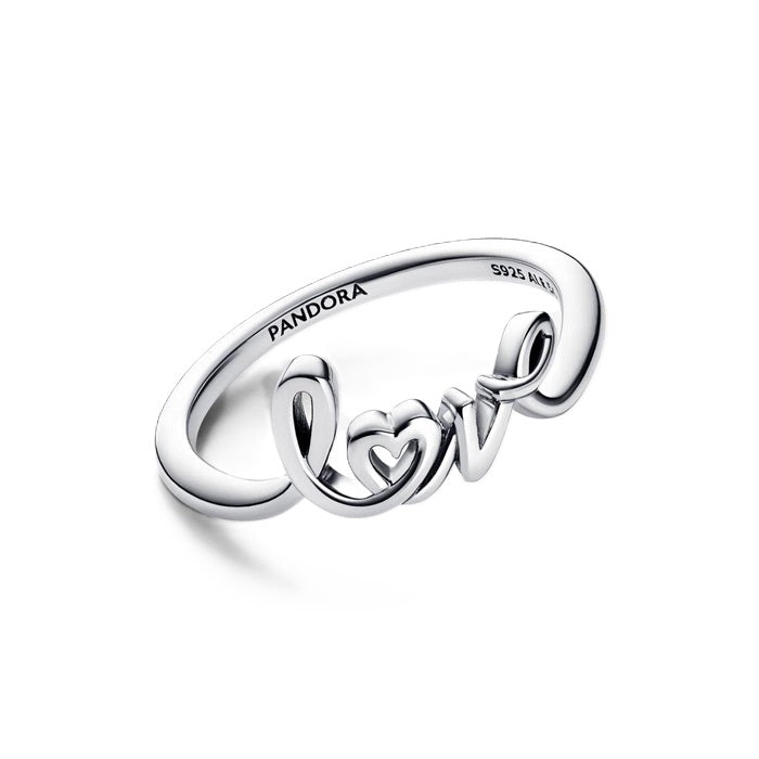 Handwritten Love Ring