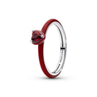 Red Chakra Heart Ring