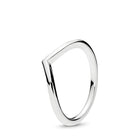 PANDORA Mod. POLISHED WISHBONE RING