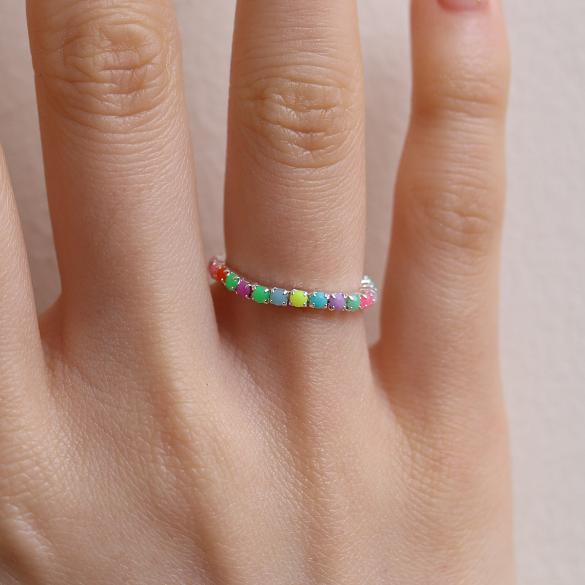 Stretch Tennis Ring – 47 Color Options