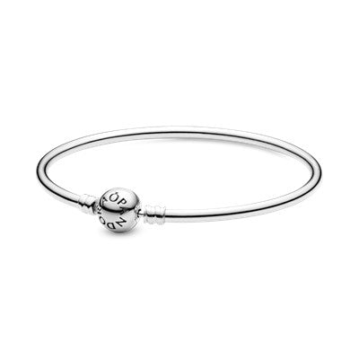 PANDORA Mod. MOMENTS STERLING SILVER BANGLE BRACELET