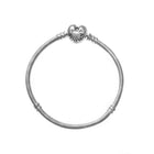 PANDORA JEWELRY Mod. PANDORA MOMENTS HEART CLASP SNAKE CHAIN BRACELET