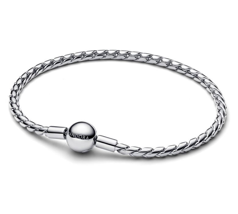 PANDORA Mod. ROUND CLASP WING CHAIN BRACELET