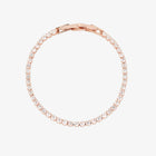 18K Gold-Plated Tennis Bracelet with Colorful Stones