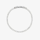 18K Gold-Plated Tennis Bracelet with Colorful Stones