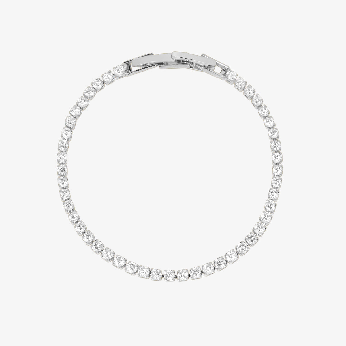 18K Gold-Plated Tennis Bracelet with Colorful Stones